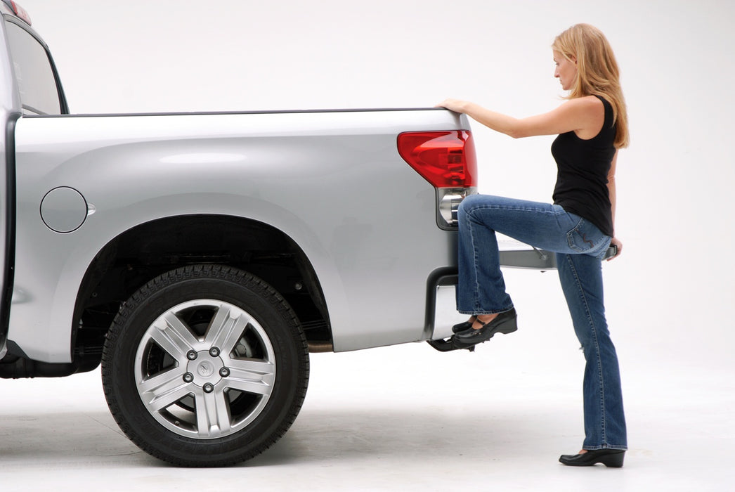 AMP Research 75305-01A BedStep®; Rear Bumper Access; Black; - Truck Part Superstore