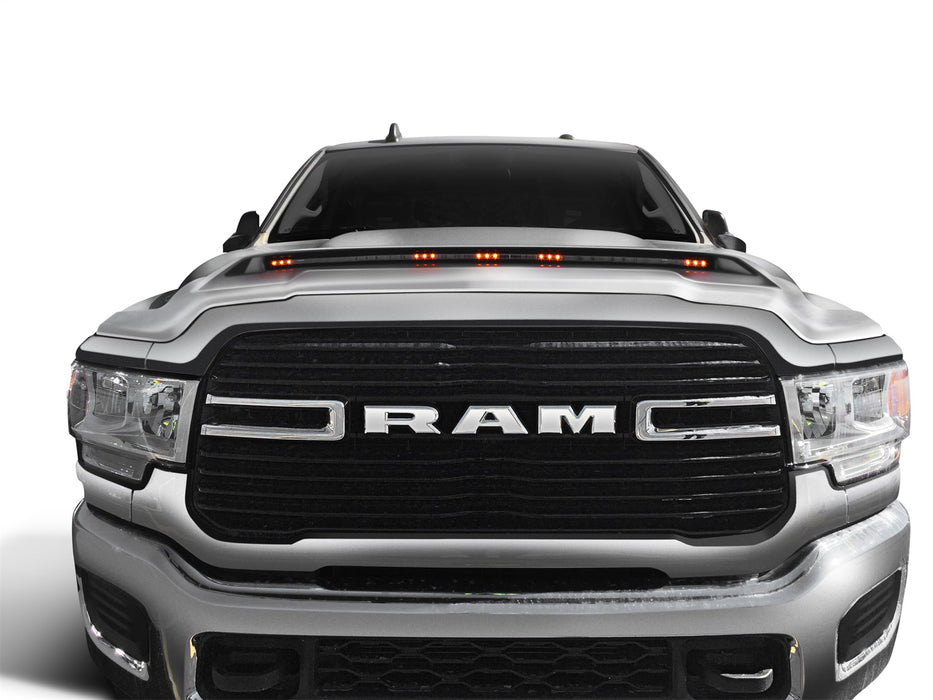 Auto Ventshade (AVS) 753051-PS2 Aeroskin LightShield™ Hood Protector; Bright Silver Metallic; Low Profile; - Truck Part Superstore