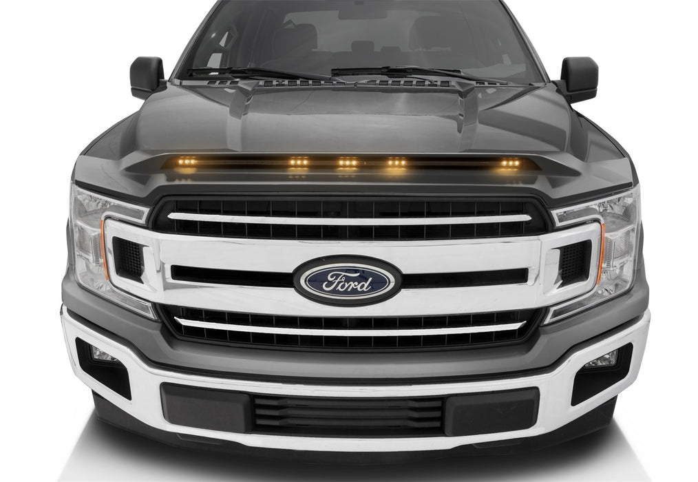 Auto Ventshade (AVS) 753096-J7 Aeroskin LightShield™ Hood Protector; Magnetic Grey Metallic; Low Profile; - Truck Part Superstore