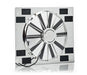 Be Cool 75314 16 Inch Medium Profile Puller Fan Show and Go Stainless Shroud 22 Inch W x 18 Inch H w/Chrome Be Cool Radiator - Truck Part Superstore