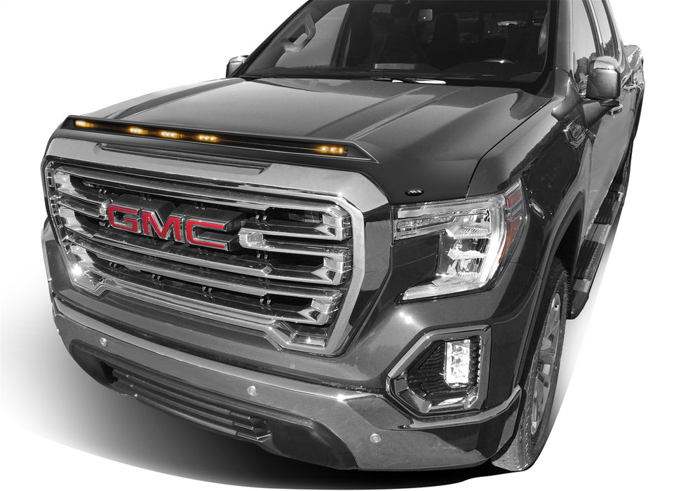 Auto Ventshade (AVS) 753167-GAN Aeroskin LightShield™ Hood Protector; Quick Silver Metallic; Low Profile; - Truck Part Superstore