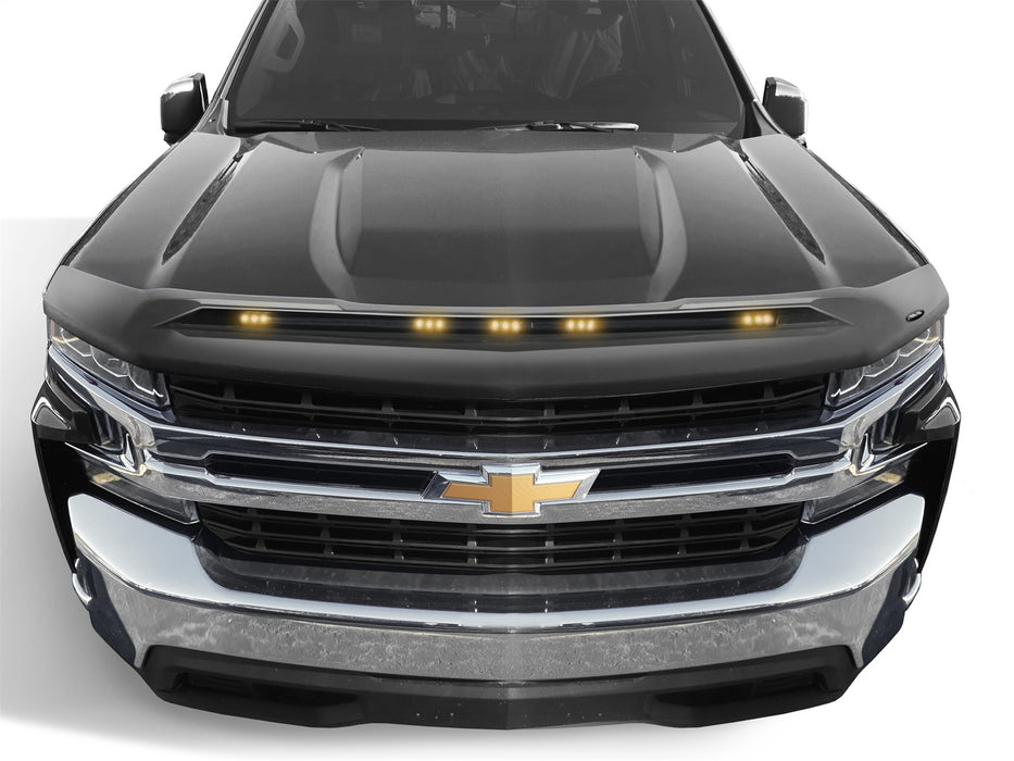 Auto Ventshade (AVS) 753168-GAN Aeroskin LightShield™ Hood Protector; Silver Metallic; Low Profile; - Truck Part Superstore