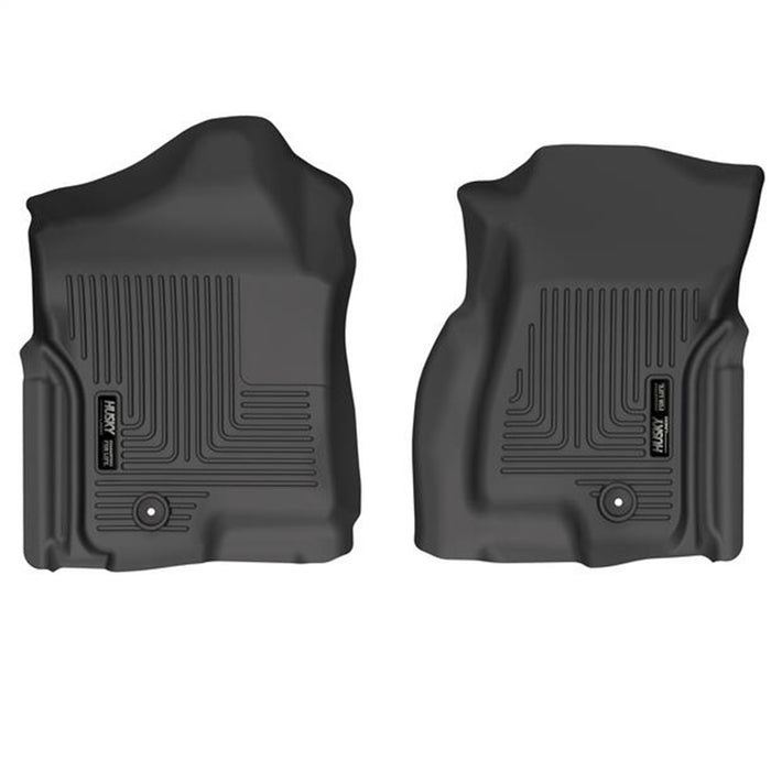 Husky Liners 13241 WeatherBeater™ Floor Liner; Black; 2 pc; Front; - Truck Part Superstore