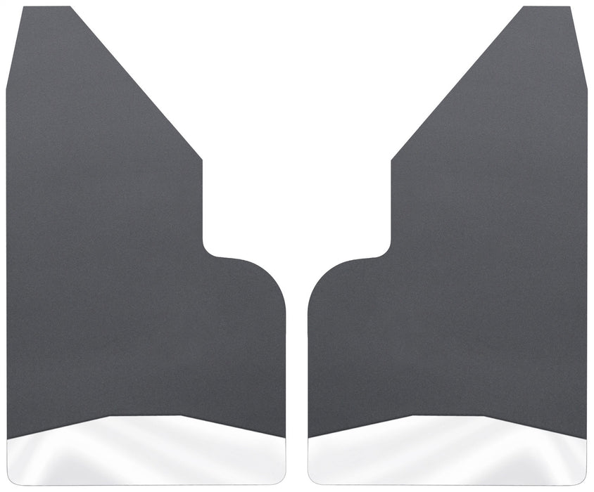 Husky Liners 17151 Universal Mud Flaps 14in. Wide-Stainless Steel Weight - Truck Part Superstore