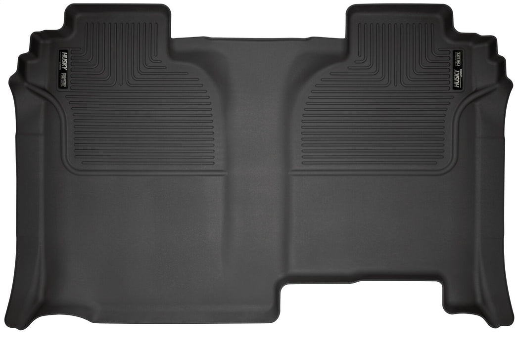 Husky Liners 52051 X-act Contour™ Floor Liner; Black; 1 pc.; Rear; - Truck Part Superstore