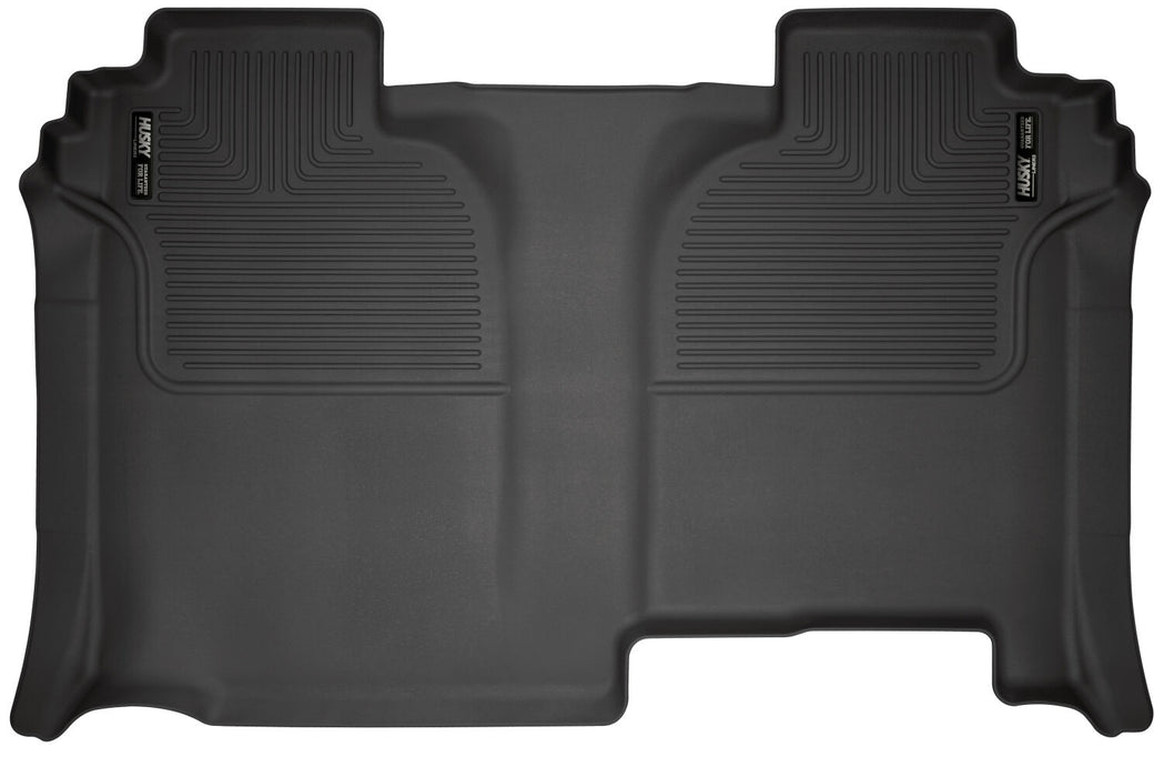 Husky Liners 52051 X-act Contour™ Floor Liner; Black; 1 pc.; Rear; - Truck Part Superstore