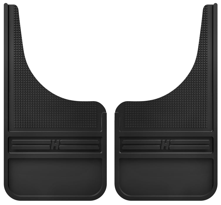 Husky Liners 55000 Rubber Front Mud Flaps-12IN w/o Weight - Truck Part Superstore