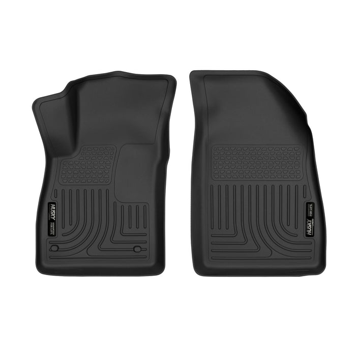 Husky Liners 55351 X-act Contour™ Floor Liner; Black; 2 pc.; Front; - Truck Part Superstore