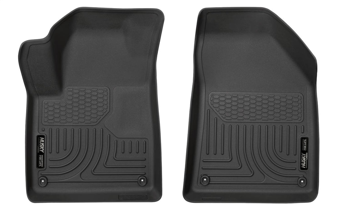 Husky Liners 55431 X-act Contour™ Floor Liner; Black; 2 pc.; Front; - Truck Part Superstore