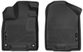 Husky Liners 55491 X-act Contour™ Floor Liner; Black; 2 pc.; Front; - Truck Part Superstore