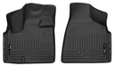 Husky Liners 55521 X-act Contour™ Floor Liner; Black; 2 pc.; Front; - Truck Part Superstore