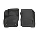 Husky Liners 55681 X-act Contour™ Floor Liner; Black; 2 pc.; Front; - Truck Part Superstore