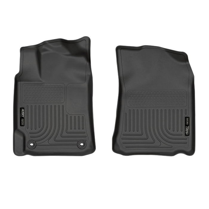 Husky Liners 55701 X-act Contour™ Floor Liner; Black; 2 pc.; Front; - Truck Part Superstore