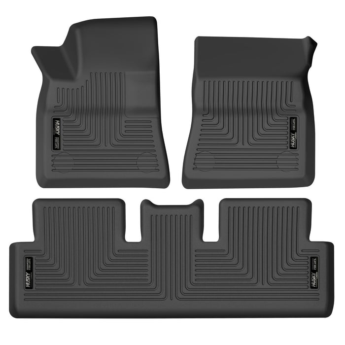 Husky Liners 95091 WeatherBeater™ Cargo Liner; Black; 3 pc.; Front and Rear; - Truck Part Superstore