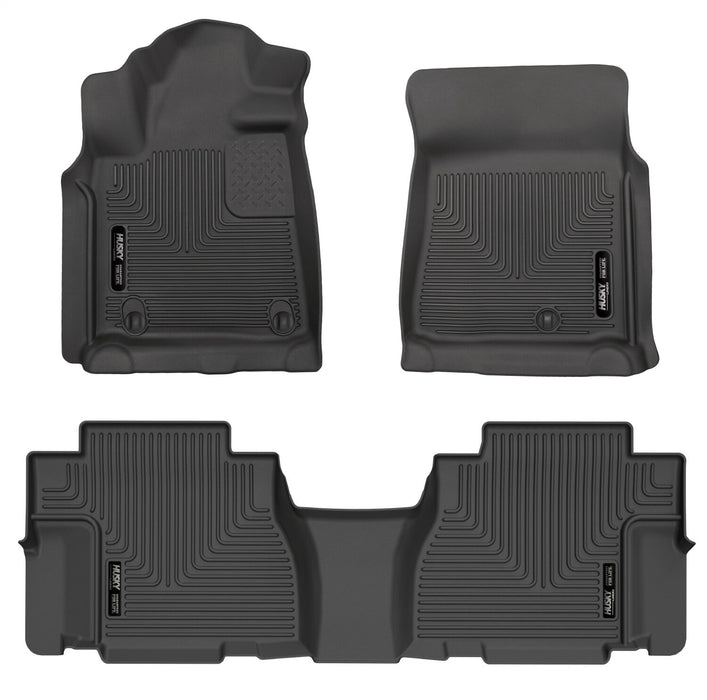 Husky Liners 95131 WeatherBeater™ Floor Liner; Black; 3 pc; Front And Rear; - Truck Part Superstore