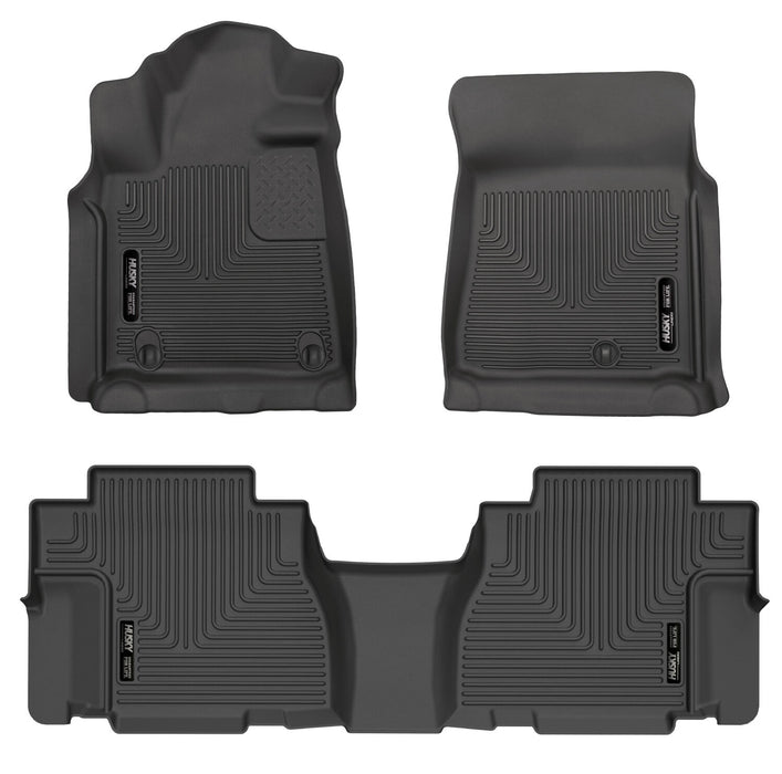 Husky Liners 95131 WeatherBeater™ Floor Liner; Black; 3 pc; Front And Rear; - Truck Part Superstore