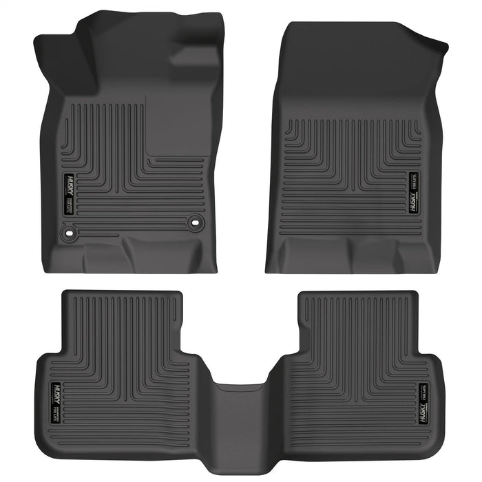 Husky Liners 95521 WeatherBeater™ Floor Liner; Black; 3 pc; Front And Rear; - Truck Part Superstore