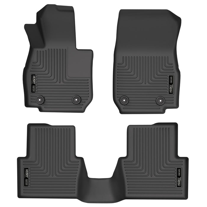 Husky Liners 95591 WeatherBeater™ Floor Liner; Black; 3 pc; Front And Rear; - Truck Part Superstore