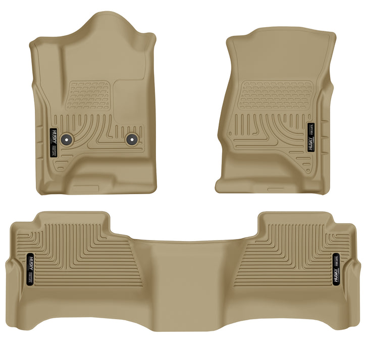 Husky Liners 98233 Front/2nd Seat Floor Liners (Footwell Coverage) - Truck Part Superstore
