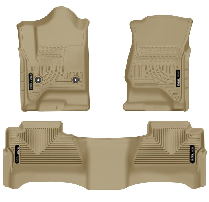 Husky Liners 98233 Front/2nd Seat Floor Liners (Footwell Coverage) - Truck Part Superstore
