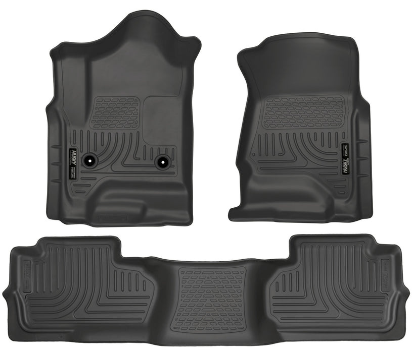 Husky Liners 98241 Front/2nd Seat Floor Liners (Footwell Coverage) - Truck Part Superstore