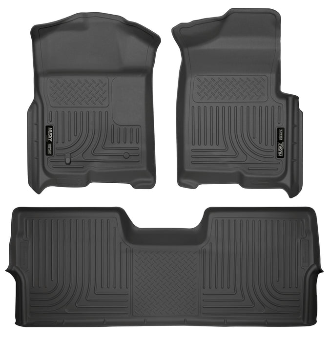 Husky Liners 98331 Front/2nd Seat Floor Liners (Footwell Coverage) - Truck Part Superstore