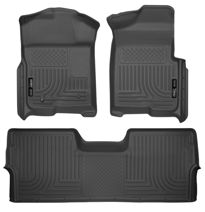 Husky Liners 98331 Front/2nd Seat Floor Liners (Footwell Coverage) - Truck Part Superstore