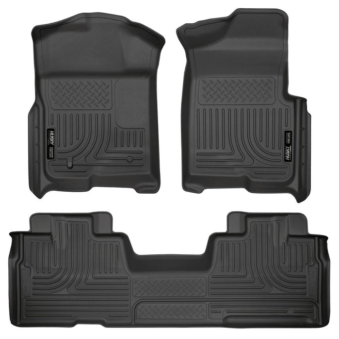 Husky Liners 98341 Front/2nd Seat Floor Liners (Footwell Coverage) - Truck Part Superstore