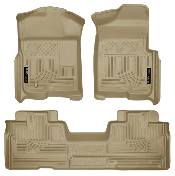 Husky Liners 98343 Front/2nd Seat Floor Liners (Footwell Coverage) - Truck Part Superstore