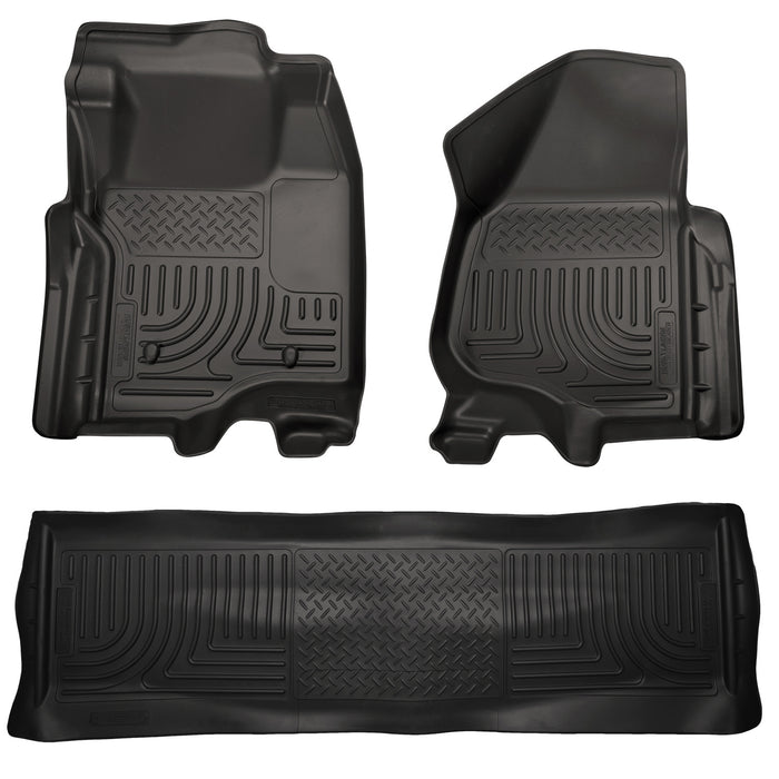 Husky Liners 98711 Front/2nd Seat Floor Liners (Footwell Coverage) - Truck Part Superstore