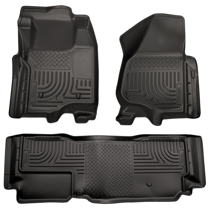 Husky Liners 98721 Front/2nd Seat Floor Liners (Footwell Coverage) - Truck Part Superstore
