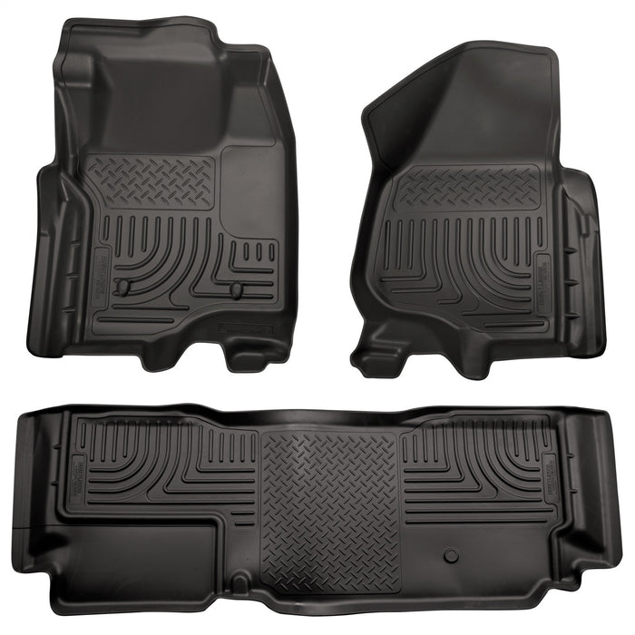 Husky Liners 98721 Front/2nd Seat Floor Liners (Footwell Coverage) - Truck Part Superstore