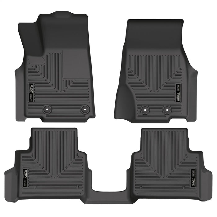 Husky Liners 99181 WeatherBeater™ Floor Liner; Black; 3 pc; Front And Rear; - Truck Part Superstore
