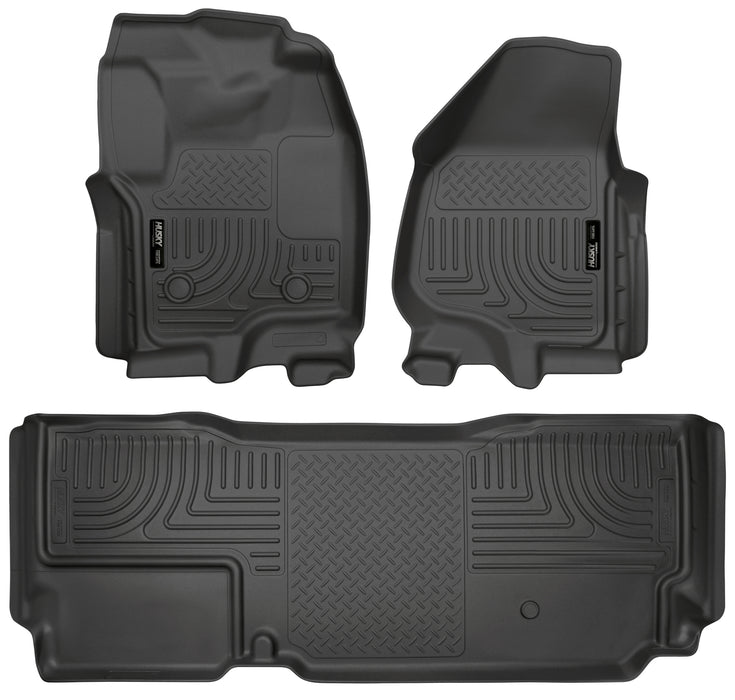 Husky Liners 99721 Front/2nd Seat Floor Liners (Footwell Coverage) - Truck Part Superstore
