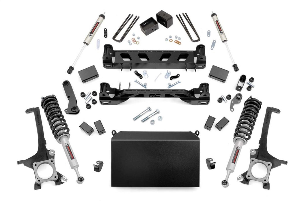 Rough Country 75471 6 Inch Toyota Suspension Lift Kit Lifted N3 Struts & V2 Shocks 07-15 Tundra Rough Country - Truck Part Superstore