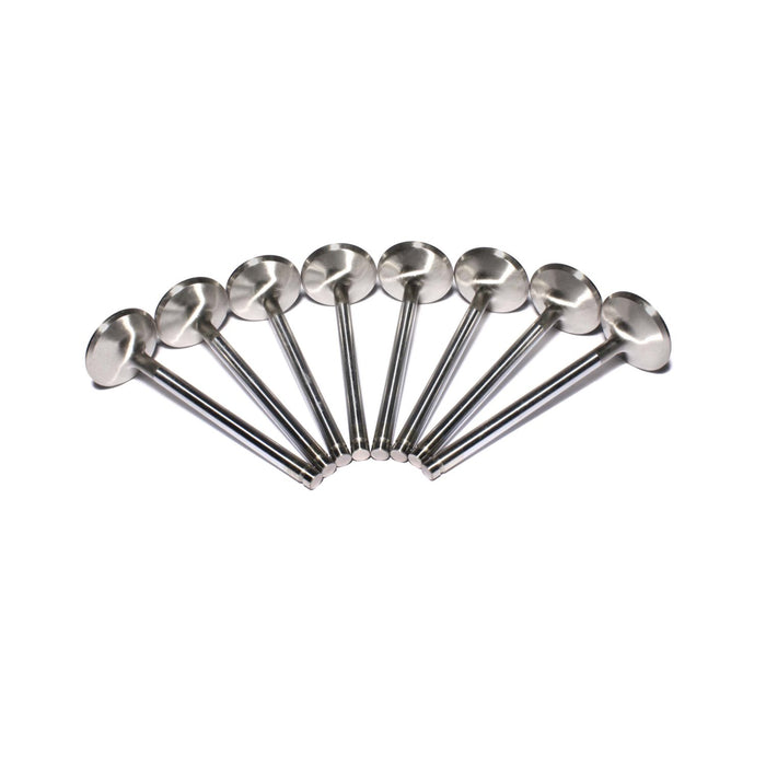 COMP Cams 6049-8 Sportsman Stainless Exhaust  Valve Set GM LS w/ 1.600" Head, 4.930" Length - Truck Part Superstore