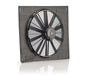 Be Cool 75633 16 Inch Qualifier Euro Black Shroud 22 Inch W x 18 Inch H w/Euro Black Puller Fan Be Cool Radiator - Truck Part Superstore