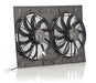 Be Cool 75638 13 Inch Qualifier Euro Black Shroud 27 Inch W x 18 Inch H w/Dual Euro Black High Torque Puller Fans Be Cool Radiator - Truck Part Superstore