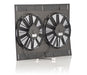 Be Cool 75639 13 Inch Qualifier Euro Black Shroud 27 Inch W x 18 Inch H w/Dual Euro Black Puller Fans Be Cool Radiator - Truck Part Superstore