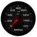 AutoMeter 7581 GAUGE; SPEEDOMETER; 5in.; 160MPH; GPS; PHANTOM II - Truck Part Superstore