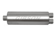 Gibson Performance Exhaust 758216S SFT Superflow Center/Dual Round Muffler; Stainless - Truck Part Superstore