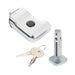 Smittybilt 7591 Locking Hood Catch Kit 97-06 Wrangler TJ/LJ Chrome Smittybilt - Truck Part Superstore