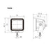 BrightSource 76006 Cube Light Kit - Truck Part Superstore