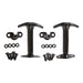 Smittybilt 7601 Hood Catch Kit 55-95 Wrangler YJ/CJ Black Smittybilt - Truck Part Superstore