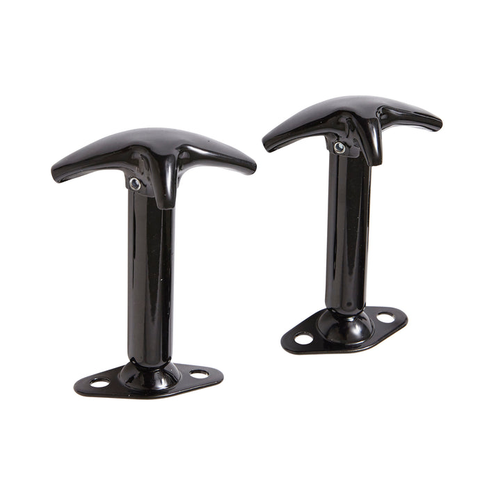 Smittybilt 7601 Hood Catch Kit 55-95 Wrangler YJ/CJ Black Smittybilt - Truck Part Superstore