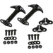 Smittybilt 7601 Hood Catch Kit 55-95 Wrangler YJ/CJ Black Smittybilt - Truck Part Superstore