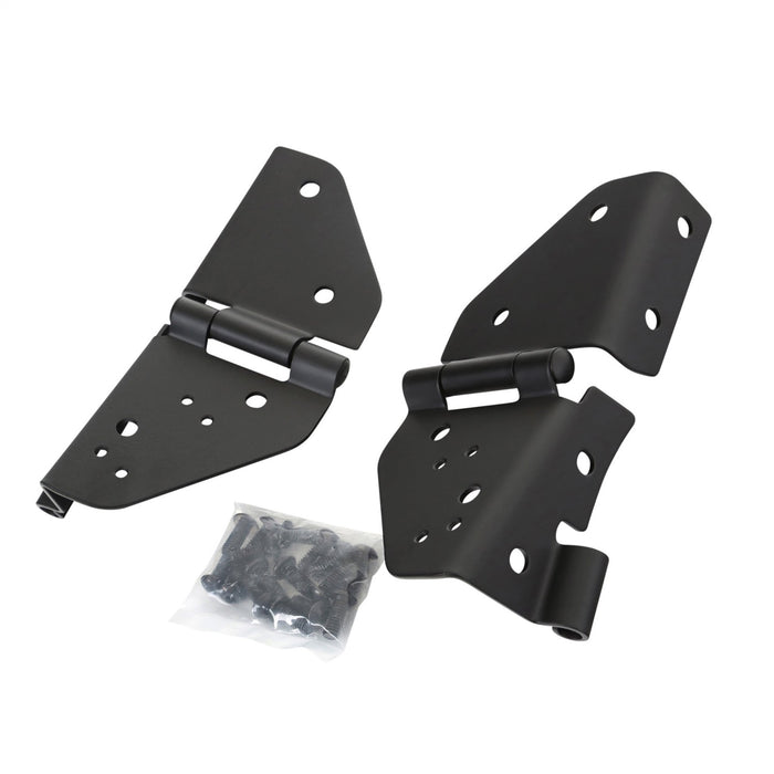 Smittybilt 7603 Windshield Hinges 76-95 Wrangler YJ/CJ Black Smittybilt - Truck Part Superstore