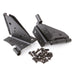 Rampage 7603 Windshield Hinge; Black; Pair; - Truck Part Superstore