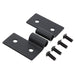Smittybilt 7607 Lower Door Hinge Brackets 76-06 Wrangler CJ/YJ/TJ/LJ Black Smittybilt - Truck Part Superstore