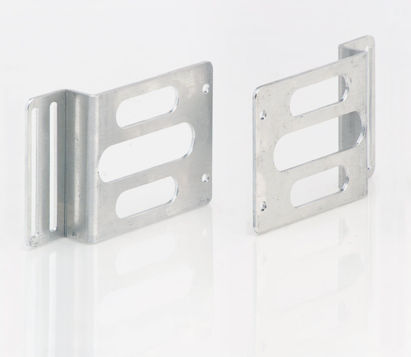 Be Cool 76103 Corvette Condenser Brackets 63-67 Corvette Natural Finish Aluminum Be Cool Radiator - Truck Part Superstore
